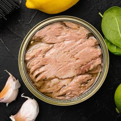 cans of tuna for Garlic Bread Tuna Melts Recipe